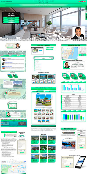 Website Template Green