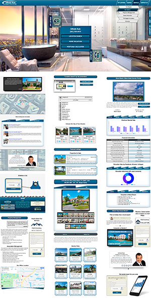 Website Template Blue